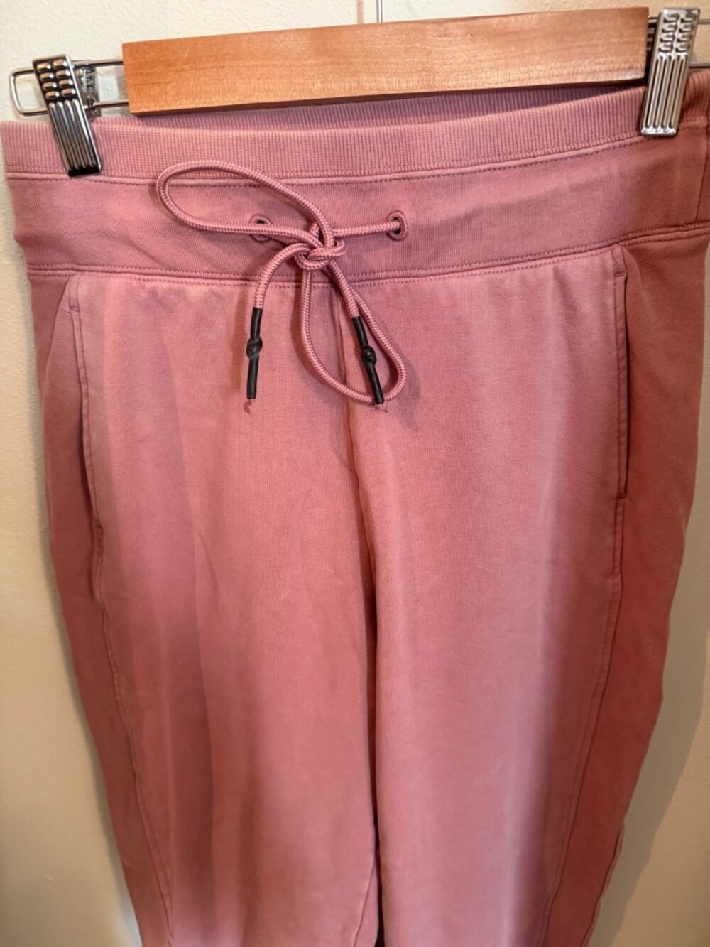 JoyLab XS Washed Jersey Drawstring Jogger Pants in Rose Pink